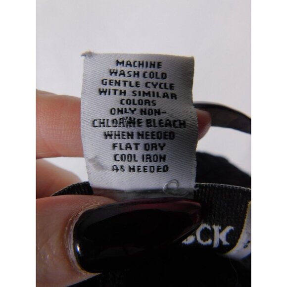 Peck & Peck Black Crochet Off Shoulder Top Boho Witch M - Picture 11 of 11